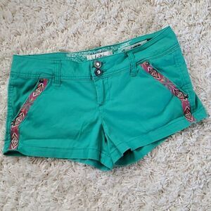 DAYTRIP Capricorn Shorts with Aztec Print